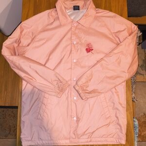 Obey Light Pink Coach Jacket